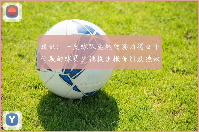 狼记：一支球队竟然向场均得分个位数的球员里德提出报价引发热议